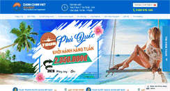 Desktop Screenshot of dulichcanhchimviet.com